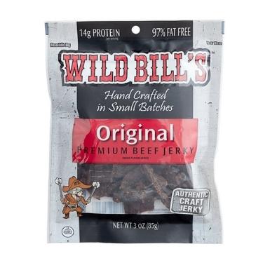 Wild Bills Original Beef Steak Strips 3oz Bag